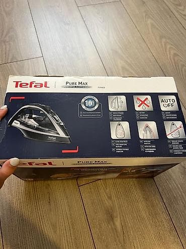 tefal qiyməti: Tefal Pure Max (FV9850) buxarlı ütü - Güc: 3200 W – sürətli isinmə və — 1