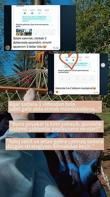 Xidmət: CapCut video şablonları ilə passiv gəlirə çıxış üçün praktiki — 2