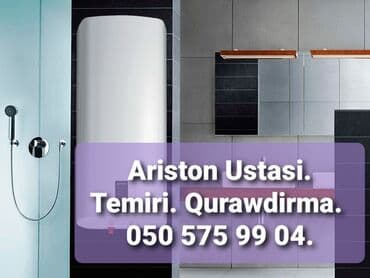 pitminutka ustasi: Ariston Ustasi Qurawdirma Unvanda temir Xidmeti Santexnik Servisi — 1