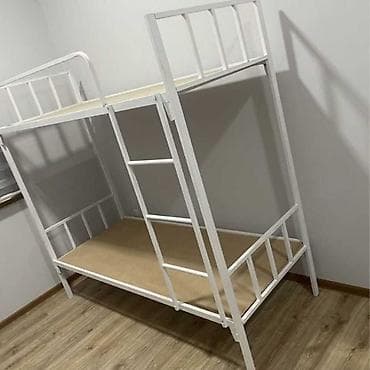 dəmir carpayi: Oğlan və qız üçün, Çarpayı, Matras ilə, Siyirməsiz, Dəmir — 1