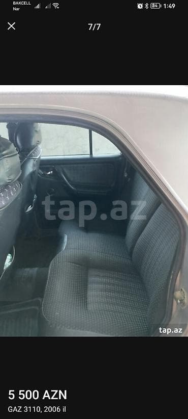 GAZ 31105 “Volqa”, 2006 - Kuzov: sedan, gümüşü rəng - Mühərrik — 7