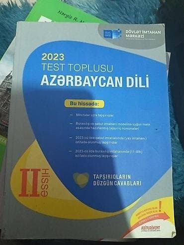azerbaycan dili güven: Azərbaycan dili Testlər 11-ci sinif, DİM, 2-ci hissə, 2023 il — 1