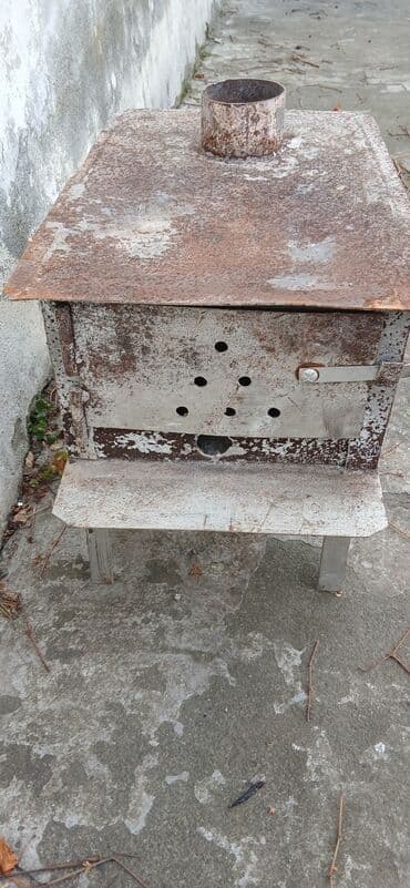 Lincoln: Metaldan hazırlanmış qaz sobası - Material: qalın metal korpus, üst — 3