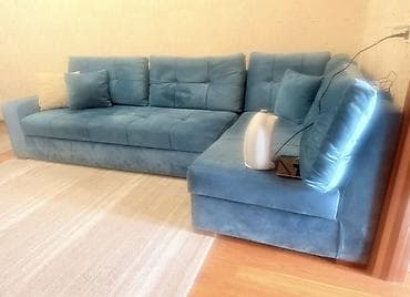 zerin mebil: Künc divan, Vеlur parça — 2