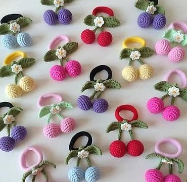 afro saclar: Məhsul: Əl işi toxunma saç aksesuarları - Naxış — 3
