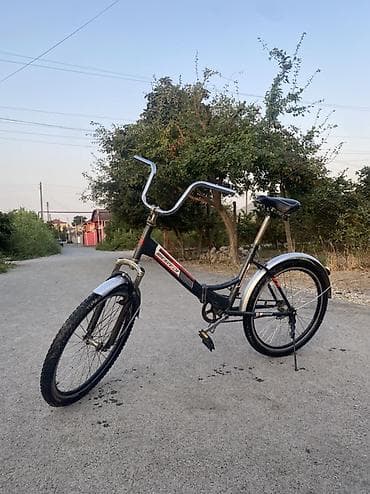 sibog velosiped: Şəhər kruizer tipli velosiped - Rəng: qara/gümüş detallı, qırmızı — 1