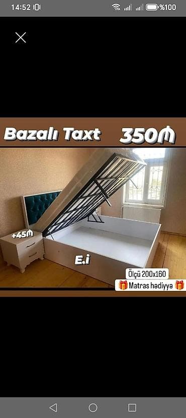 beyoglu mebel: İkinəfərlik çarpayı, Yeni — 1