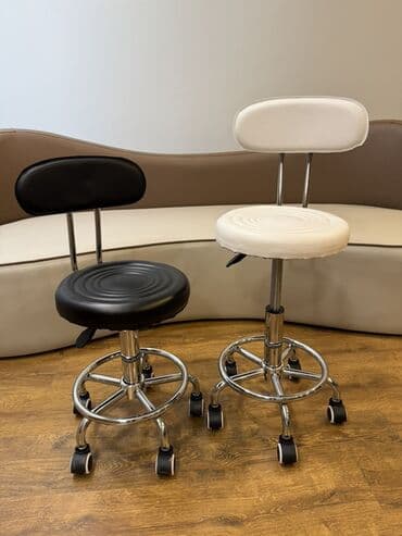 спинка для офисного кресла: С колесиками, Рукояти регулируются, Кожзаменитель — 2