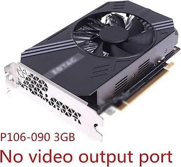 Digər ehtiyat hissələri: Videokart ZOTAC GeForce GTX 1060, < 4 GB, İşlənmiş — 2
