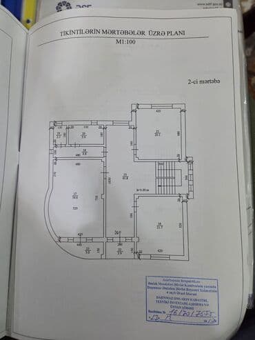 lökbatan bina evləri: 7 otaqlı, 267 kv. m, Kredit yoxdur, Yeni təmirli — 36