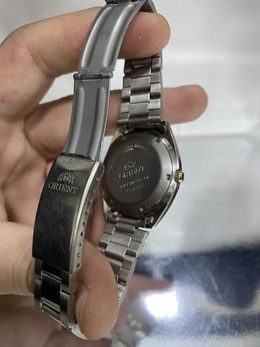 elektron saat oyrənmək: İşlənmiş, Qol saatı, Orient, rəng - Gümüşü — 3