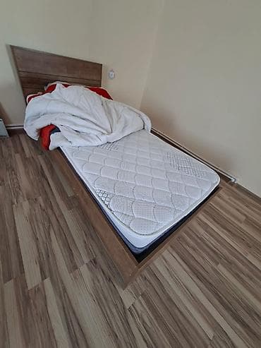 krovat: Təknəfərlik çarpayı, Bazasız, Matras ilə, Siyirməsiz — 2