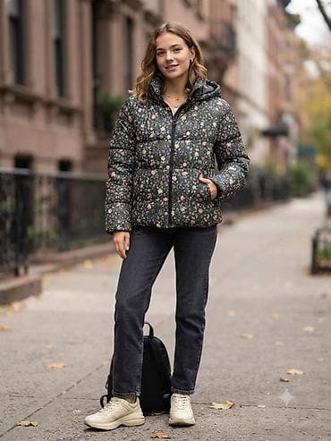 cekme: Puxovik kurtka, Bershka, L, M — 1
