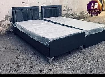 Кровати: Односпальная кровать, С матрасом, Без выдвижных ящиков — 3