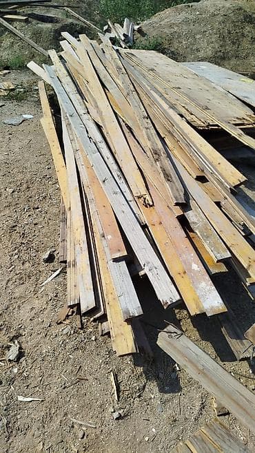 Taxta plitələr: Təsvir: - Material: Təbii taxta lövhə (şalban/plyanka tipli, iri — 7