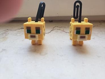 Minecraft mövzulu asma fiqur – ocelot/pişik - Material: sərt plastik — 1