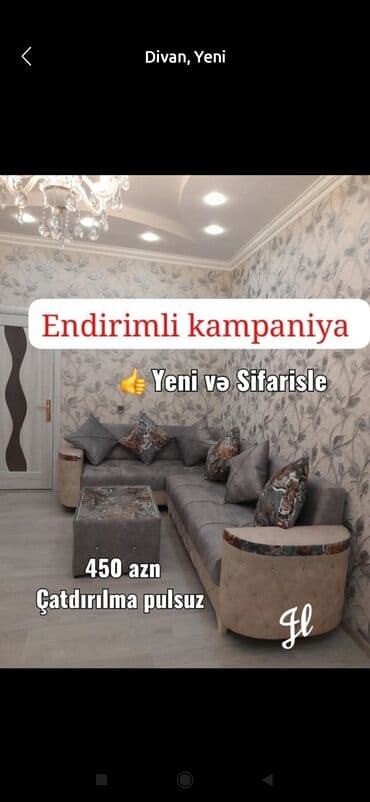 mebellerim.az unvan: Künc divan, Yeni, Ünvana pulsuz çatdırılma — 1