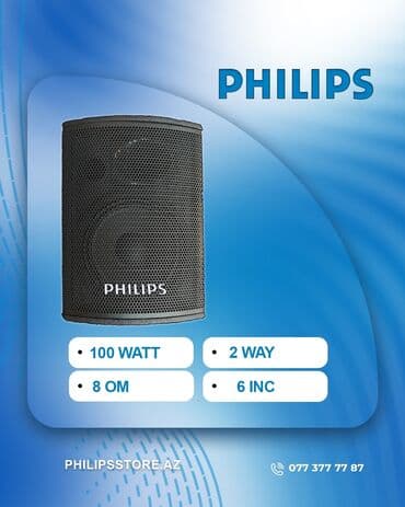 Yeni Philips Kolonka, Növ - Ev kinoteatrı üçün, rəng - Qara lalafo.az -da Yeni Philips Kolonka, Növ - Ev kinoteatrı üçün, rəng - Qara