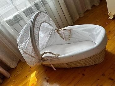 körpə kravatı: Oğlan və qız üçün, İşlənmiş, Yumru, Beşik, Dəst ilə, Matras ilə, Yellənmə mexanizmsiz — 2