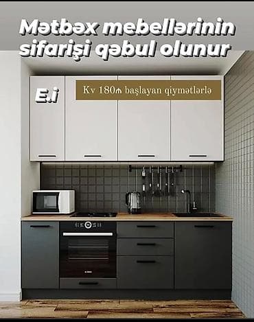 ag baliq: Mətbəx mebellərinin sifarişi qəbul olunur. - Fərdi layihələndirmə — 1