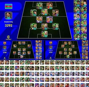 EFootball hesabı – güclü heyət və geniş kart kolleksiyası - Kollektiv — 1