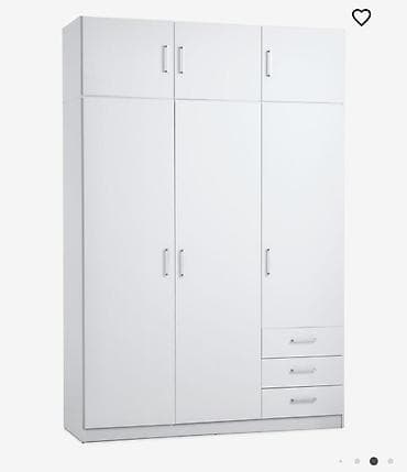 cat 6: Yeni, 6 qapı, Siyirməli, Ağ, Açılan, Düz dolab — 2