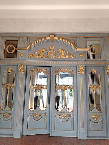 qapi avropa: Klassik dizaynlı daxili/interyer qapılar və dekorativ panel dəsti - — 8