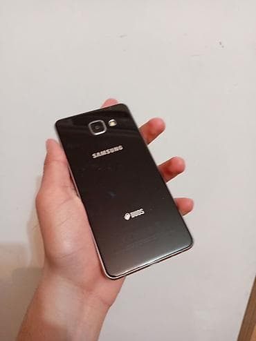 samsung galaxy c5 ekran: Samsung Galaxy A5 2016, 16 GB, rəng - Qara, Barmaq izi — 2