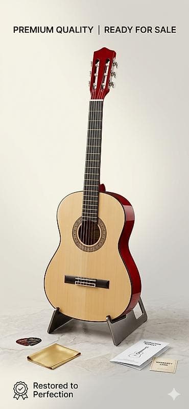 saz gence: Klassik akustik gitara – premium keyfiyyət, satışa hazır ((((az — 1