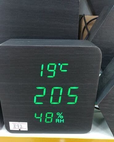 işlənmiş saat: Elektron stolüstü saat🕰️ Ölkə daxili pulsuz çatdırılma📦 Funksiyaları — 1