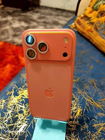 iphon: 📱 iPhone 17 Pro Max satılır 🔸 Rəng: (orijinal turuncu ton) 🔸 Yaddaş — 3