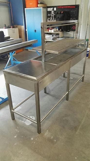 Paslanmayan poladdan hazırlanmış peşəkar iş masası - Material: tam lalafo.az -da Paslanmayan poladdan hazırlanmış peşəkar iş masası - Material: tam