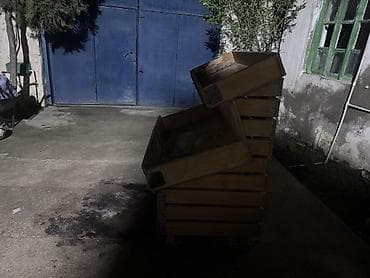 Стендовые витрины: Taxta vitrindən ibarət meyvə-tərəvəz stendi - Material: qalın taxta — 2