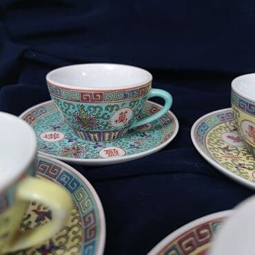 требуется переводчик китайского: Чайный набор, цвет - Голубой — 2