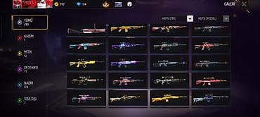 dim listening 1: Free Fire hesabı – yüksək səviyyəli, zəngin kolleksiya Profil: - Dil — 5