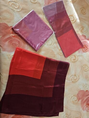 женские красные шарфы: Təcili!!! Yeni heç işlenmemiş eni ve uzunluğu 90 sm olan şarf satılır — 5