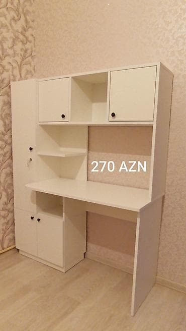 pasterin sekilleri: Oğlan və qız üçün, Siyirməli, Yazı masası, Stulsuz — 1