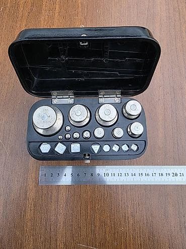 Məhsul: Laboratoriya çəki daşları dəsti – metal kalibrasiya yükləri — 3