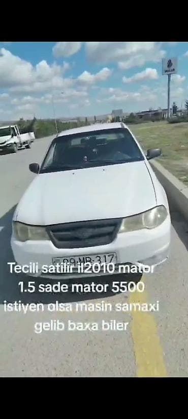 kia masin qiymetleri: Daewoo Nexia: 1.5 l | 2010 il Sedan — 1