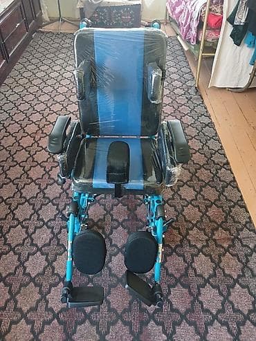 Uşaq üçün ortopedik funksional əlil arabası - Bədən dəstəyi ilə