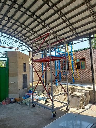 metal qəbul: Metal mobil qüllə (skafold) – yığıla-bölünə bilən iş platforması - — 6