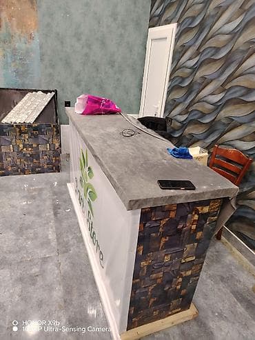 resepşn masa: Mağaza üçün resepsiyon/qarşılama masası - Material: Üst hissə — 1