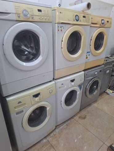 lg paltaryuyan qurutma: Paltaryuyan maşın LG, 6 kq, İşlənmiş, Avtomat, Qurutma var, Kredit yoxdur, Pulsuz çatdırılma — 1