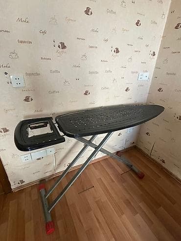 Metal ütü masası - Möhkəm metal konstruksiya, havalandırma dəlikli — 1