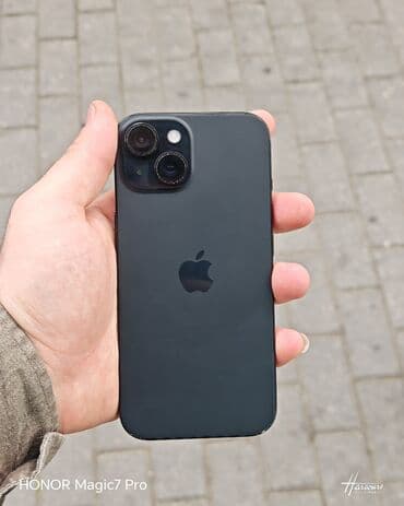 iphone 15 2 ci el: IPhone 15, 128 GB, Black Titanium, Zəmanət — 1