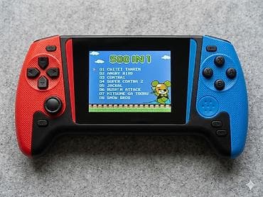 oyun rolari: Retro əl oyun konsolu – 500-in-1 - Daşınan, əllə tutulan retro oyun — 4