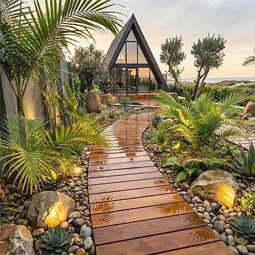 Ландшафтные работы: Eksteryer və landşaft dizayn xidmətləri. Real təcrübə, Düşünülmüş — 8