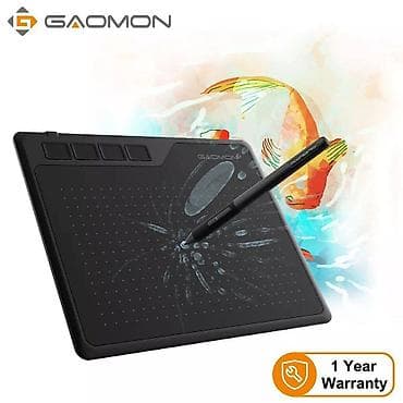 Планшеты: GAOMON S620 Qrafik tablet 6.5 x 4 Inches olcude 211x174x8 mm Graphics — 1
