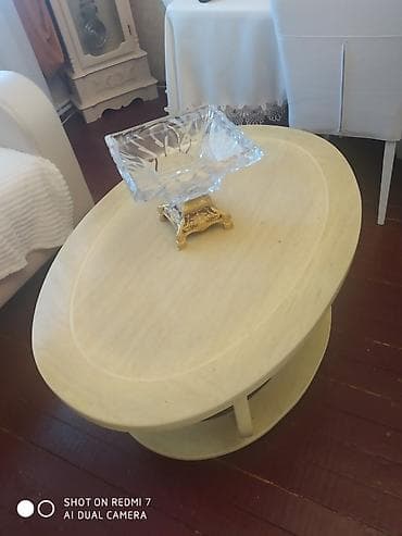 saloglu kunc divan: Oval masa, Açılmayan, Təkərsiz, MDF, Zəmanətsiz — 4