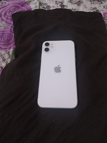 prodat iphone: IPhone 11, Ağ, Zəmanət, Face ID — 2